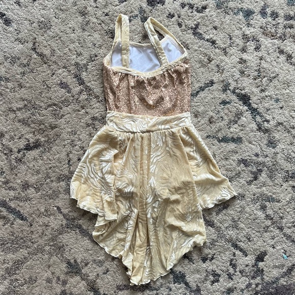 Jazzamatazz Beige Sequin Dance Costume - Picture 3 of 5